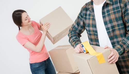Professional movers handling business relocation logistics in Belgravia