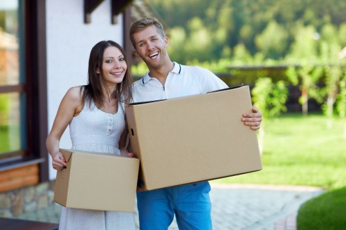 Removal team planning a Belgravia home move near elegant central London properties