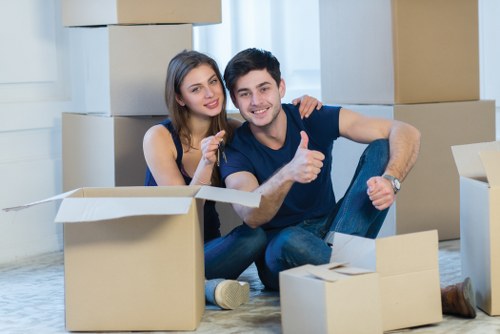 Local moving team navigating central London access in Belgravia