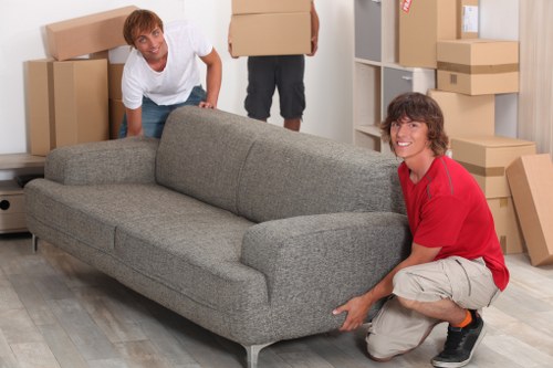 Careful furniture transport for a Belgravia customer