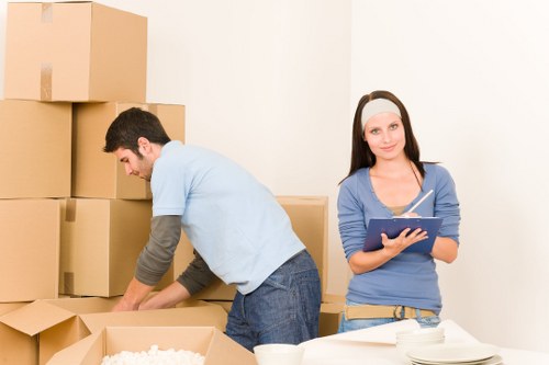 Furniture loading support for a local Belgravia move