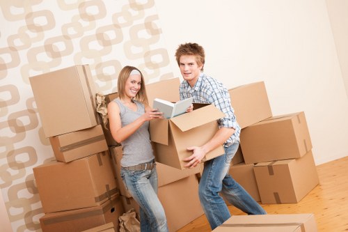 House moving checklist and packing materials for a Belgravia move